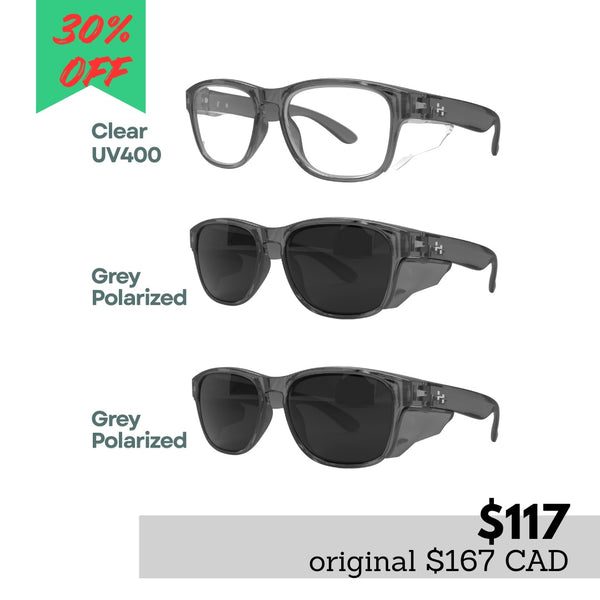 Quick Grab #2 - Iron Grey Clear + Polarized