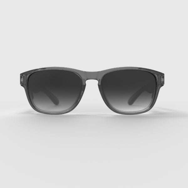 Transparent Icon Series w/ Grey Gradient Tinted Lens & Side Shields