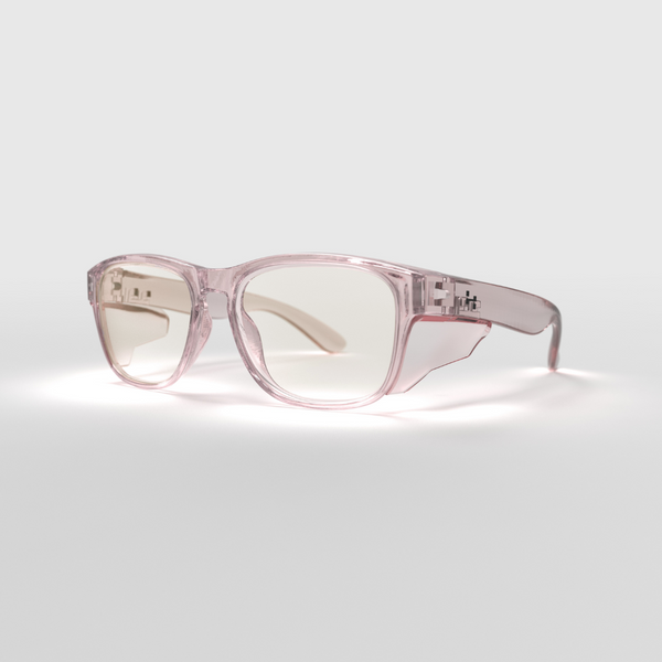 Hyspecs Barely Pink with Blue Light Fog Resistant Lenses