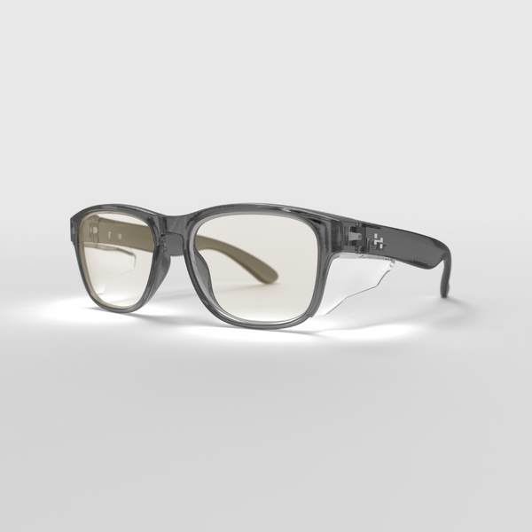 Hyspecs Iron Grey with Blue Light Fog Resistant Lenses