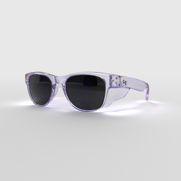 Hyspecs ICON SLM Lilac with Grey Tinted Lenses