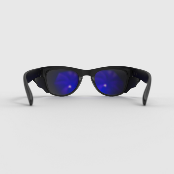 Hyspecs Icon SLIM Matte Black with Grey Polarized Lenses